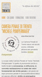 Mobile Screenshot of camerapenaletrento.it